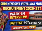 Kendriya Vidyalaya Nadaun Recruitment 2026