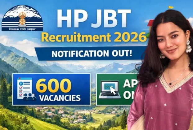 Himachal JBT Teacher Recruitment 2026 for 600 Posts