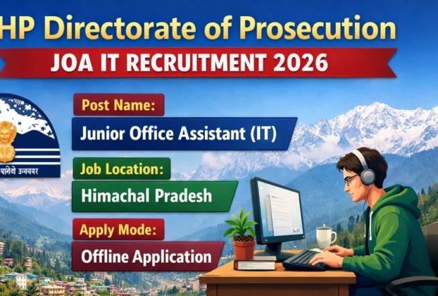 HP Directorate of Prosecution JOA IT Recruitment 2026