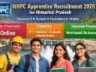 NHPC Apprentice Recruitment 2026 for Himachal Pradesh (Chamera-II & Parbati-II Hydroelectric Project)