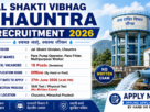 Jal Shakti Vibhag Chauntra Recruitment 2026 - Apply for 10 Posts for 10th Pass